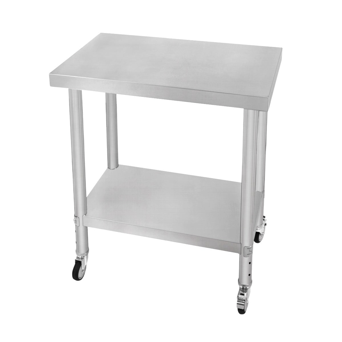 KuKoo Table de Travail en Inox - 76 x 45 x 86 cm