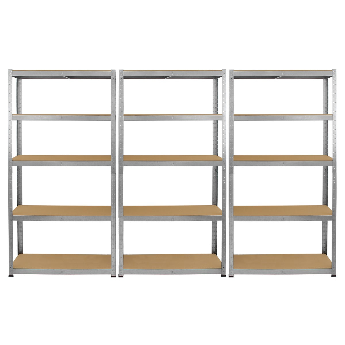 Monster Racking - 6 Rayonnages Galwix en Acier Galvanisé 90cm x 30cm x 180cm