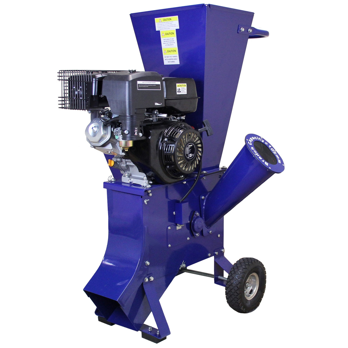 T-Mech Lot de Fendeur de Bûches 7 T & Déchiqueteuse de Bois 15 CV