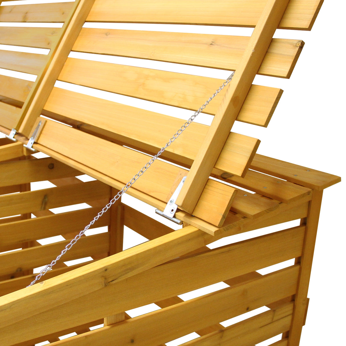 Cache-Poubelle Double en Bois