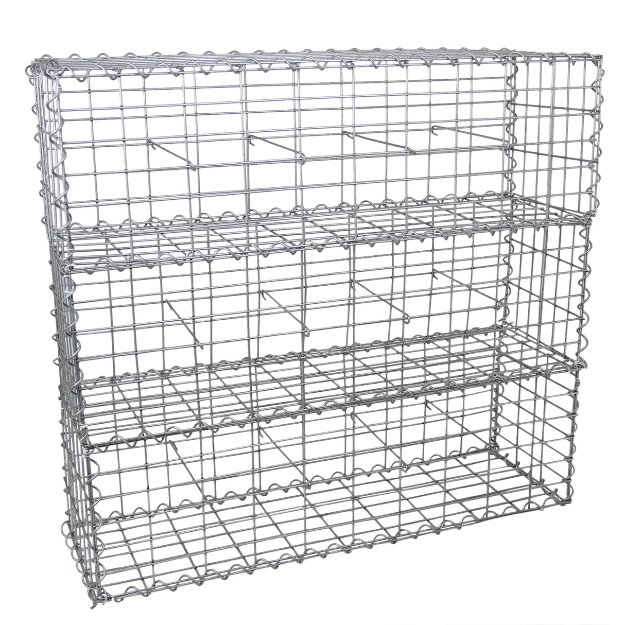 Lot de 3 Paniers de Gabions 100 cm x 30 cm x 30 cm