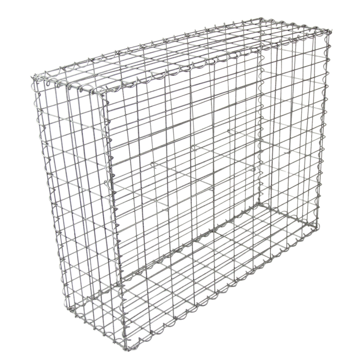 Lot de 2 Paniers de Gabions 100 cm x 95 cm x 30 cm