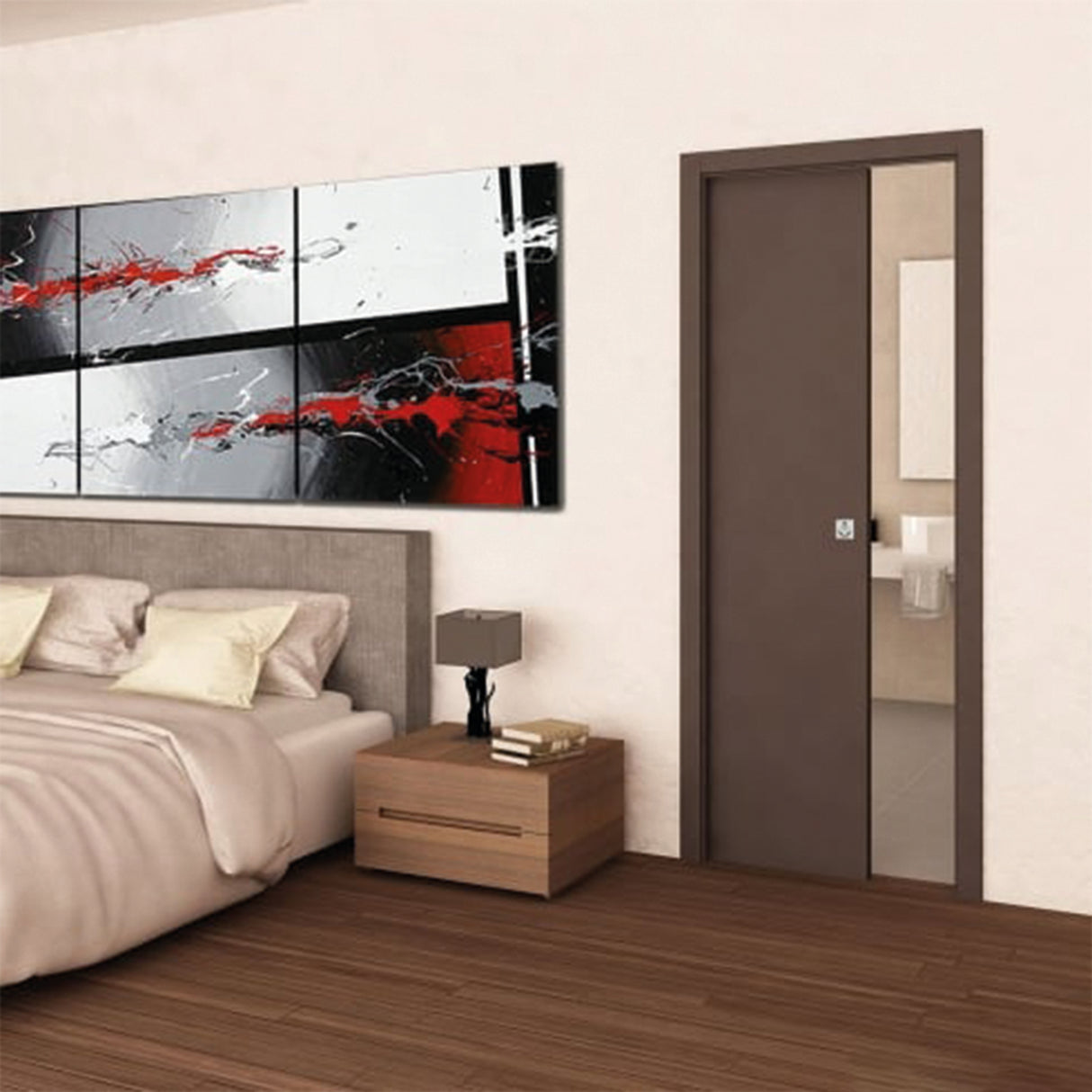 T-Mech Kit de Porte Escamotable avec Système Coulissante