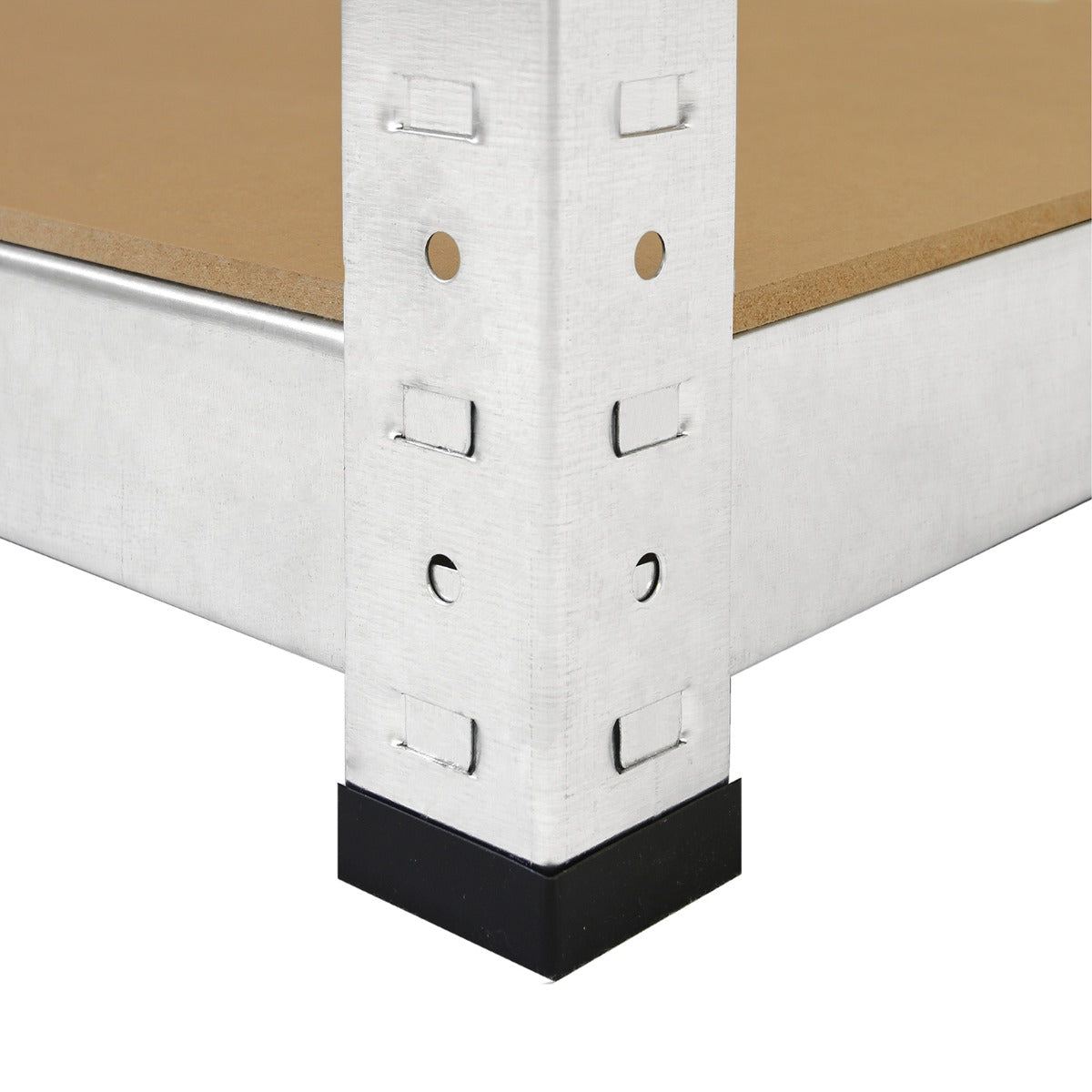 Monster Racking - Lot de 2 Rayonnages Galwix en Acier Galvanisé 90cm & 1 Établi de Travail Galwix