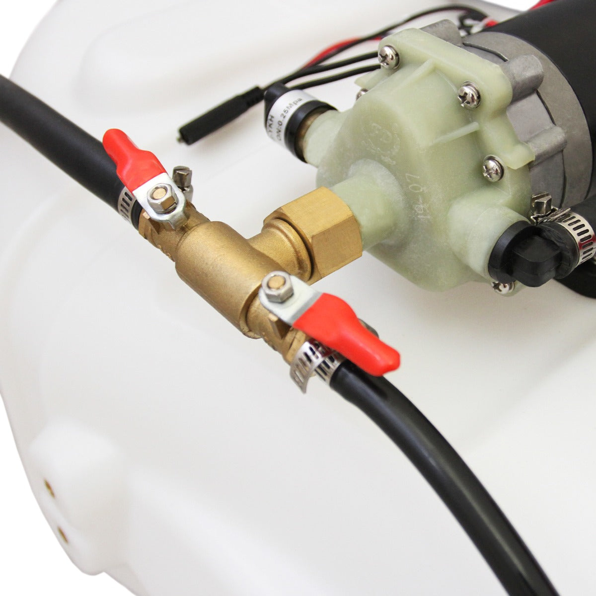 MAXBLAST Lot de Remorque à Pneus Tout-Terrains & Pulvérisateur de 60 L