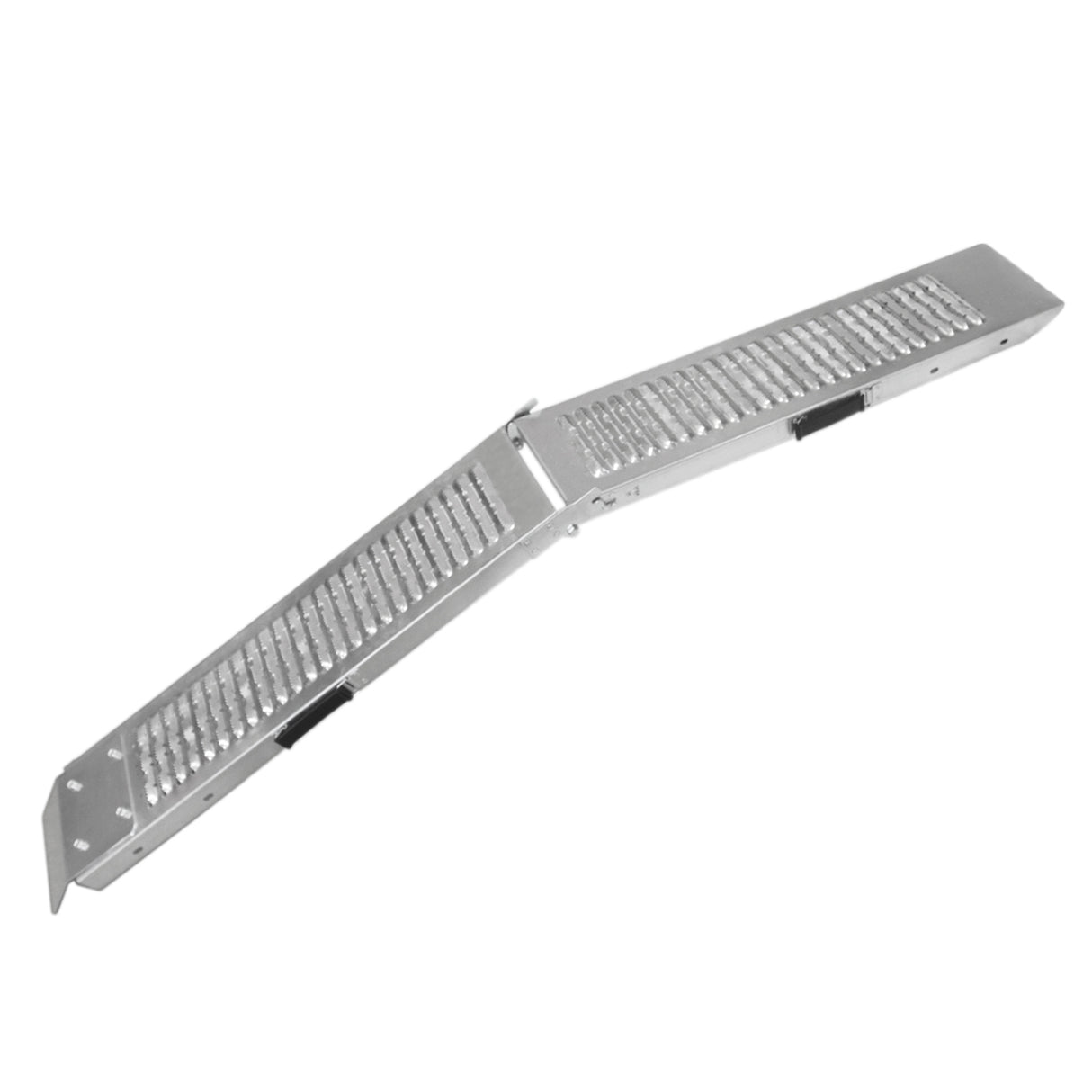 Rampe de chargement pliable en aluminium, surface antidérapante, forme inclinée, idéale pour charger des motos en toute sécurité
