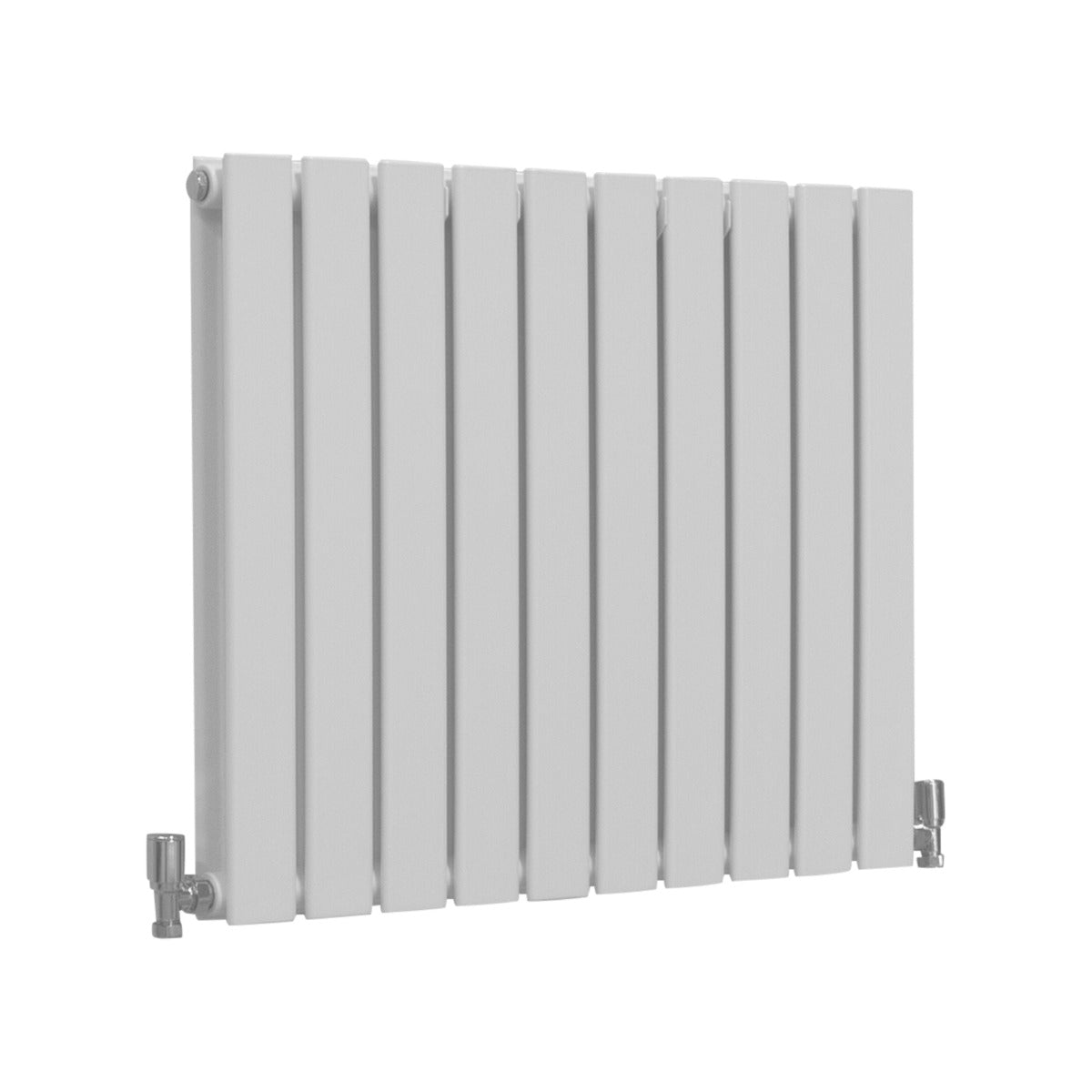 Radiateur Plat à 2 Panneaux - 600 x 700 mm - Blanc