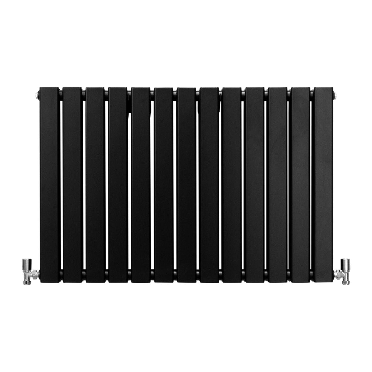 Radiateur Plat à 2 Panneaux - 600 x 910 mm - Noir