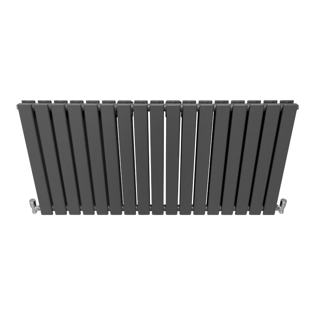 Radiateur Plat à 2 Panneaux - 600 x 1190 mm - Gris Anthracite