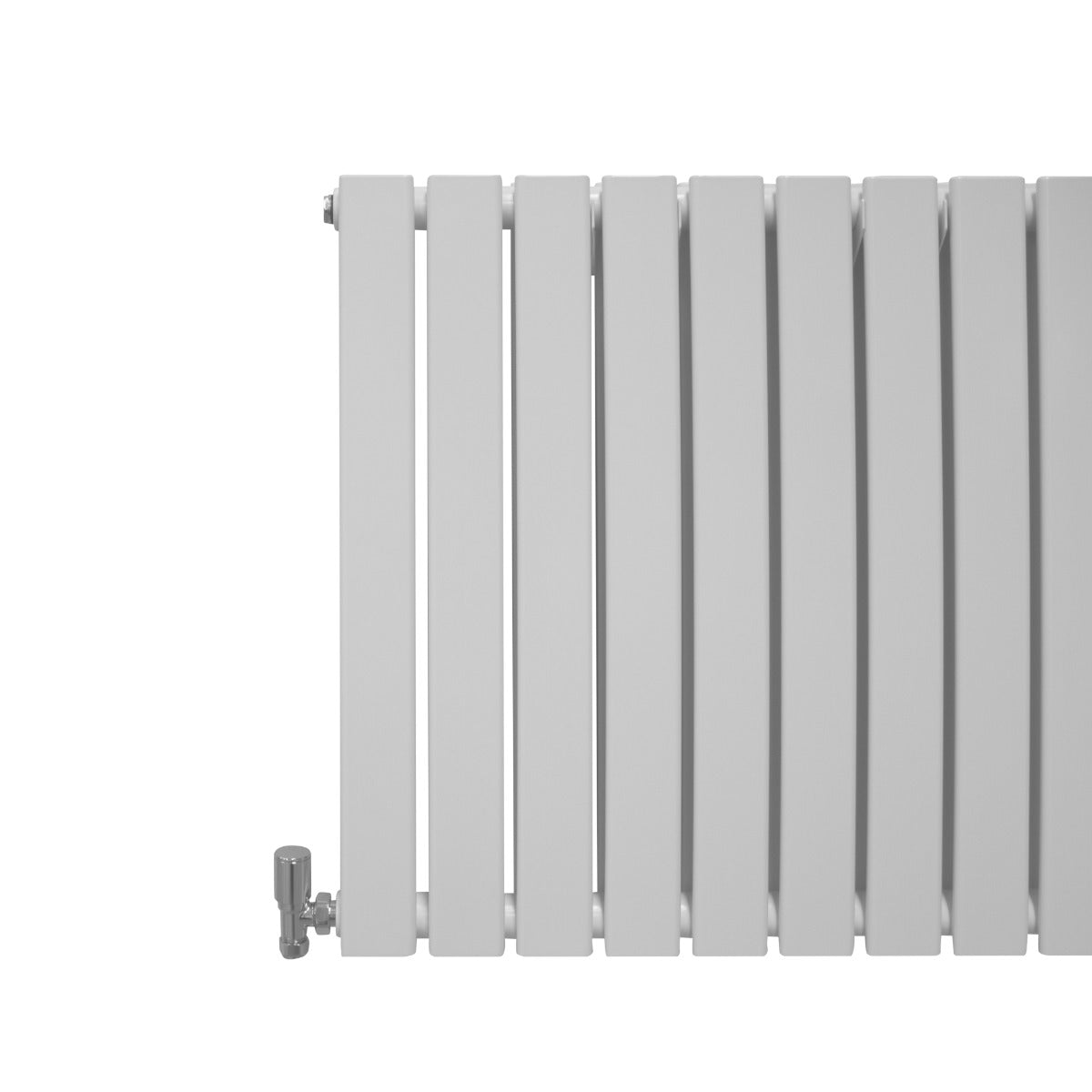 Radiateur Plat à 2 Panneaux - 600 x 1190 mm - Blanc