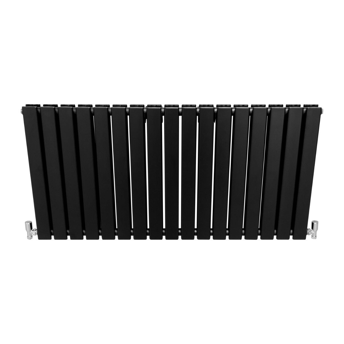Radiateur Plat à 2 Panneaux - 600 x 1190 mm - Noir