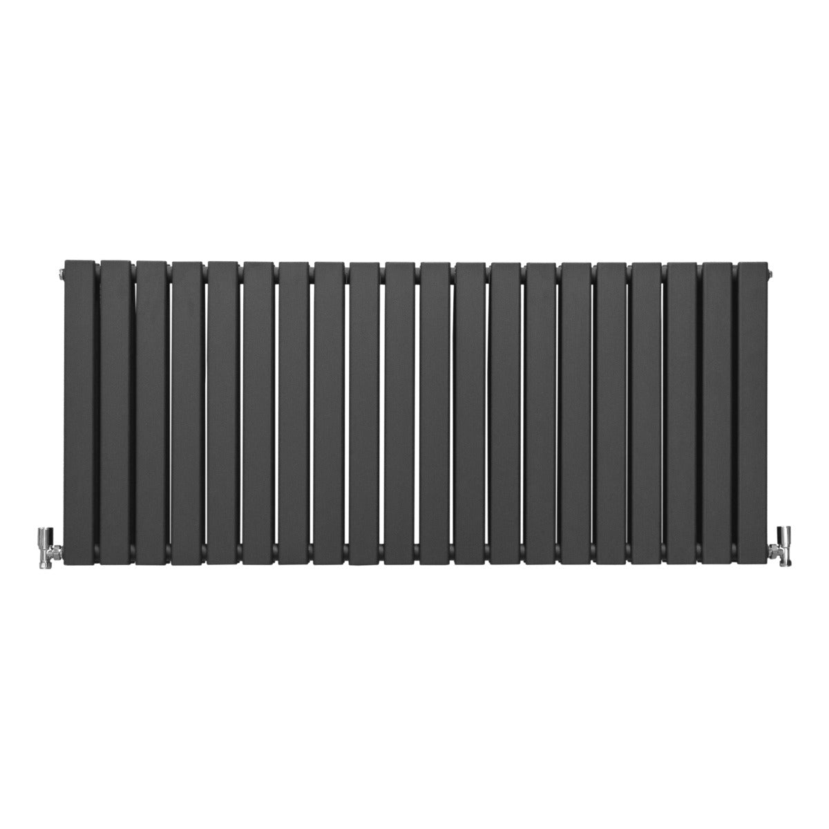 Radiateur Plat à 2 Panneaux - 600 x 1400 mm - Gris Anthracite
