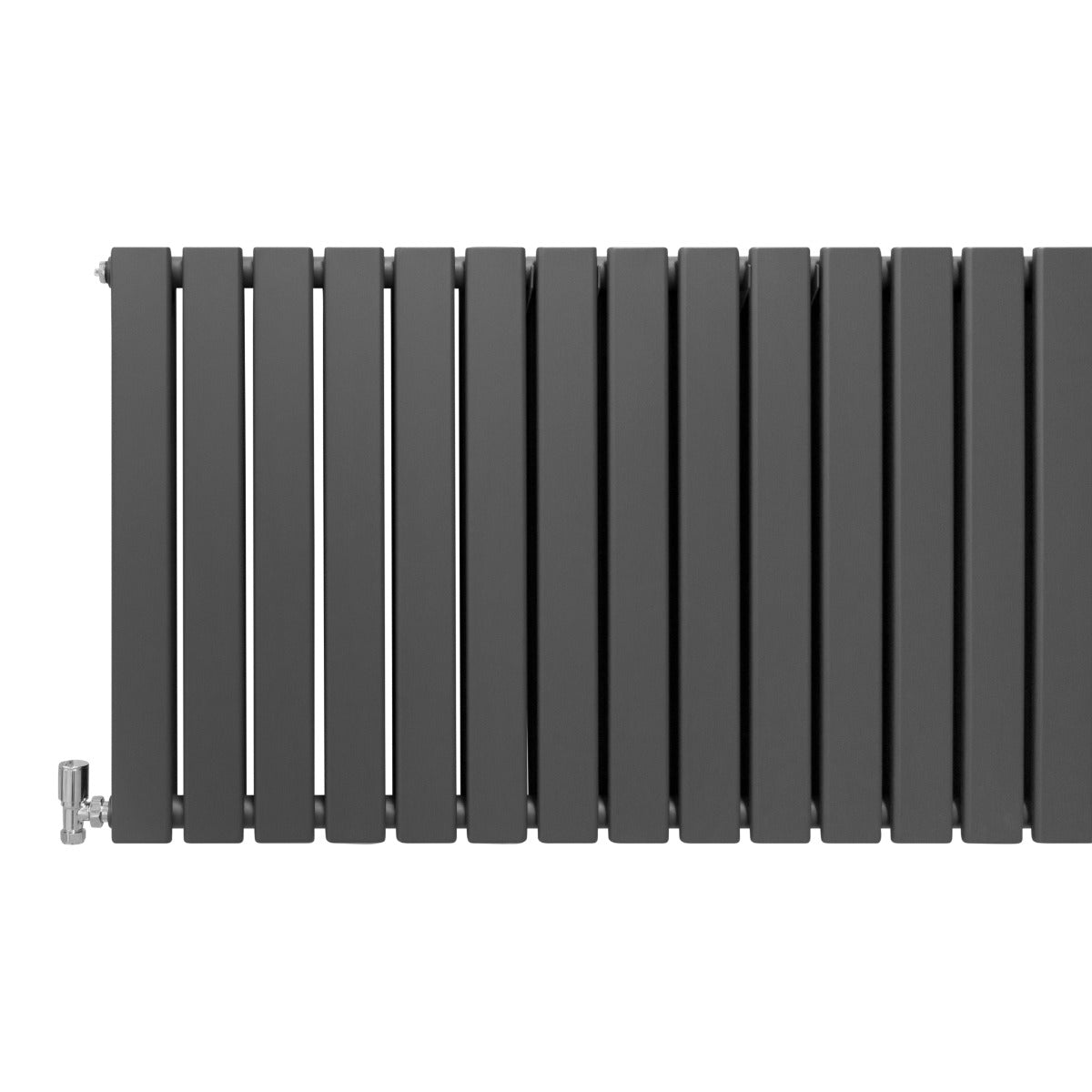 Radiateur Plat à 2 Panneaux - 600 x 1400 mm - Gris Anthracite