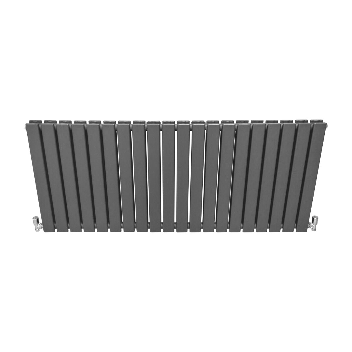 Radiateur Plat à 2 Panneaux - 600 x 1400 mm - Gris Anthracite