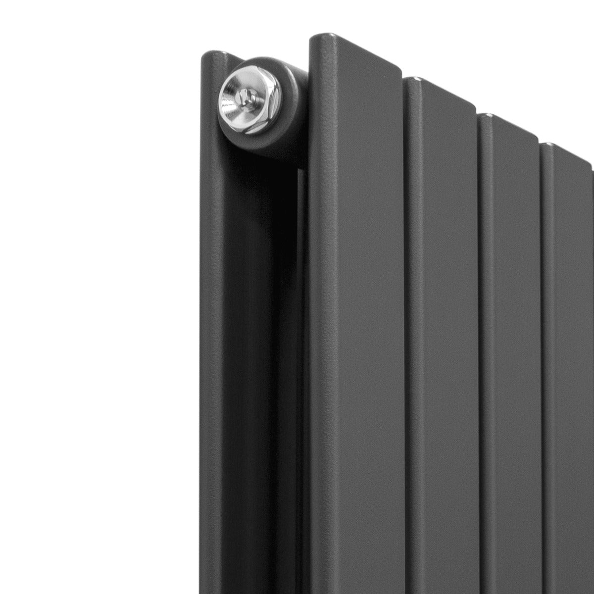 Radiateur Plat à 2 Panneaux - 1600 x 280 mm - Gris Anthracite