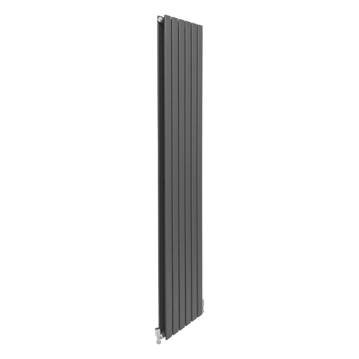 Radiateur Plat à 2 Panneaux - 1800 x 420 mm - Gris Anthracite