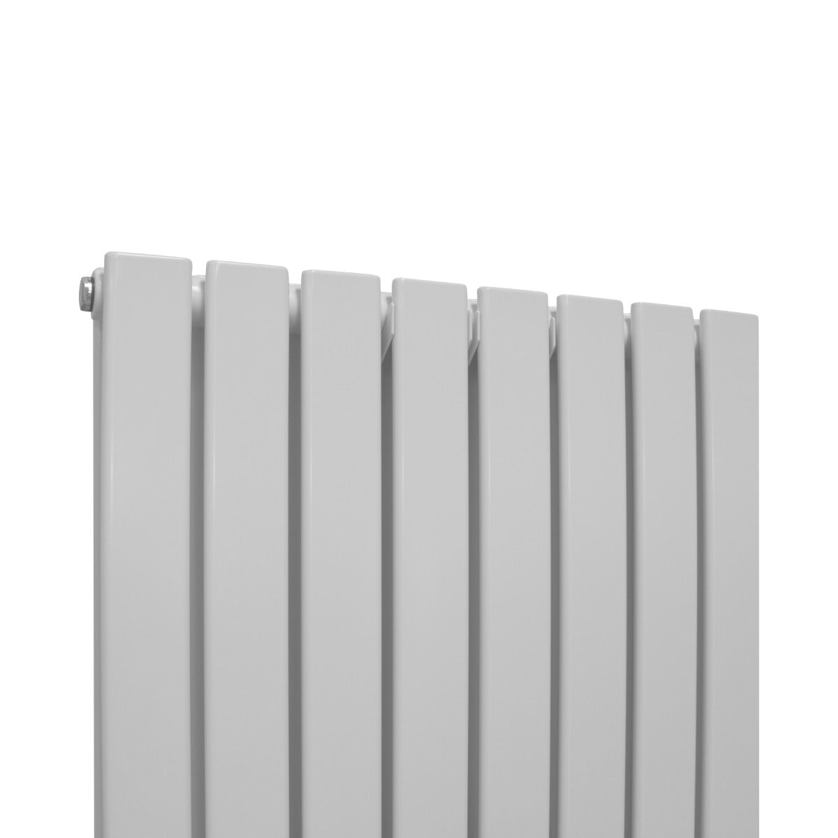 Radiateur plat à deux panneaux, dimensions 1800 x 560 mm, finition blanche lisse, design moderne et épuré, idéal pour tout intérieur
