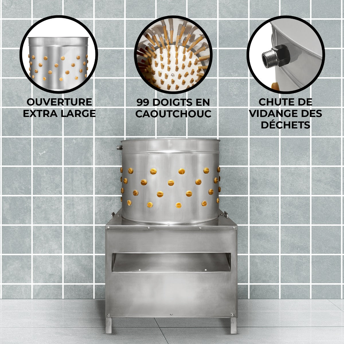 Kukoo Plumeuse de Volailles – 50cm