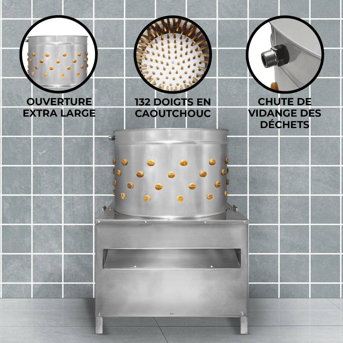 Kukoo Plumeuse de Volailles – 60cm