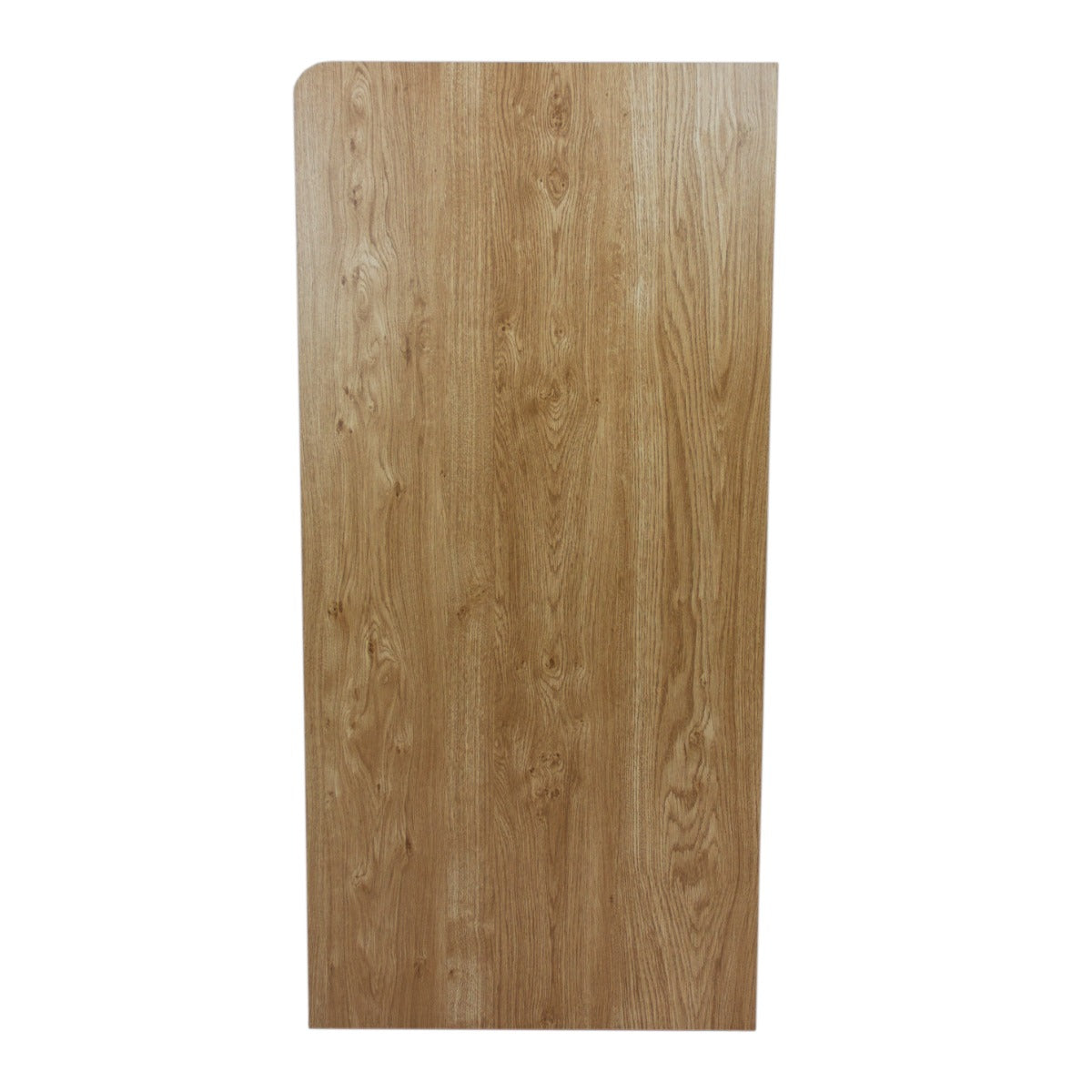 Poubelle porte-plateau de 100 L en chêne, avec une finition bois clair et une texture lisse, idéale pour un intérieur moderne