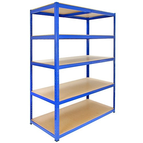 Monster Racking - 3 Rayonnages T-Rax en Acier Bleu 120cm x 60cm x 180cm