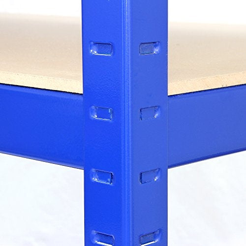 Monster Racking - 3 Rayonnages T-Rax en Acier Bleu 120cm x 60cm x 180cm