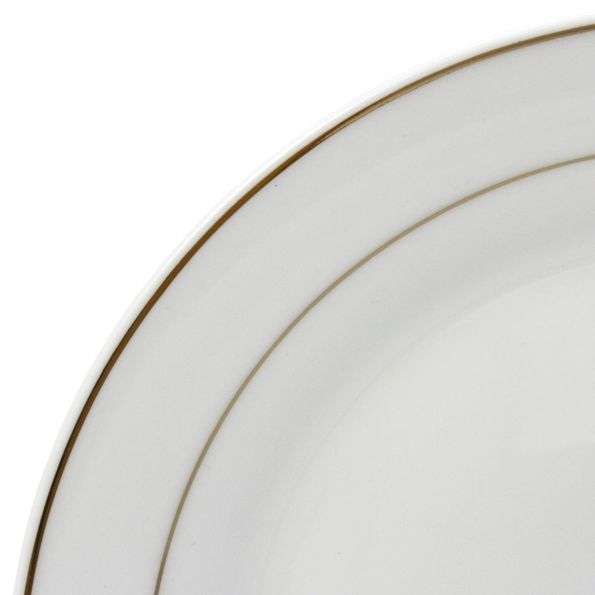 Assiettes blanches vierges pour sublimation, avec bord doré, surface lisse et brillante, idéales pour personnalisation créative