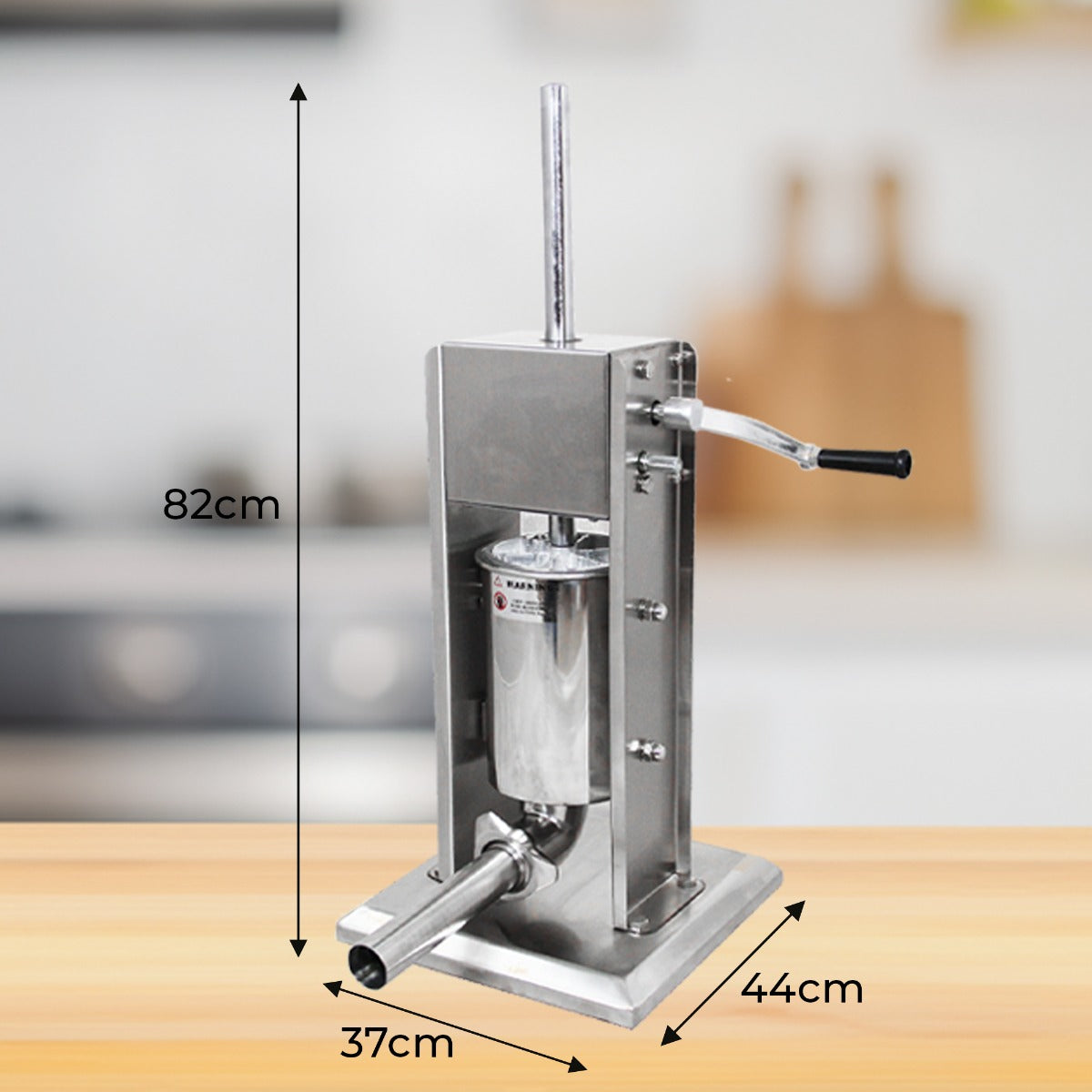 Kukoo - Poussoir à Saucisses Manuel 7L & Machine à Clipper