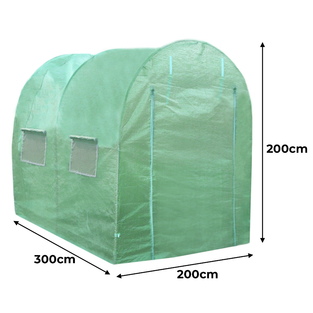 Serre Polytunnel 25mm 3m x 2m avec Étagères