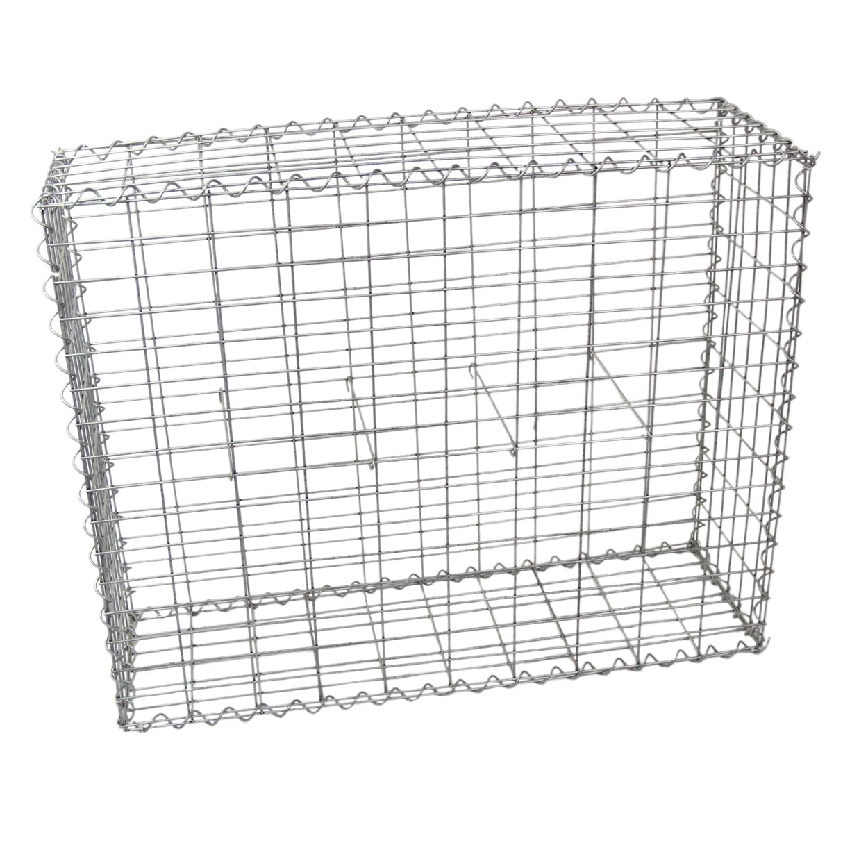 Lot de 2 Paniers de Gabions 100 cm x 95 cm x 30 cm
