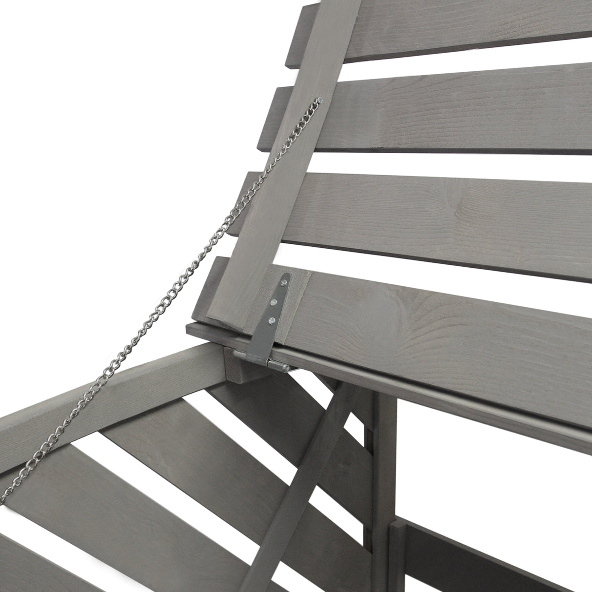 Cache-Poubelle Double en Bois Gris