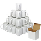 PixMax Lot de 72 Tasses de Sublimation & Boîtes de Présentation