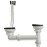 KuKoo Évier de Cuisine en Acier Inoxydable avec Robinet Victoria