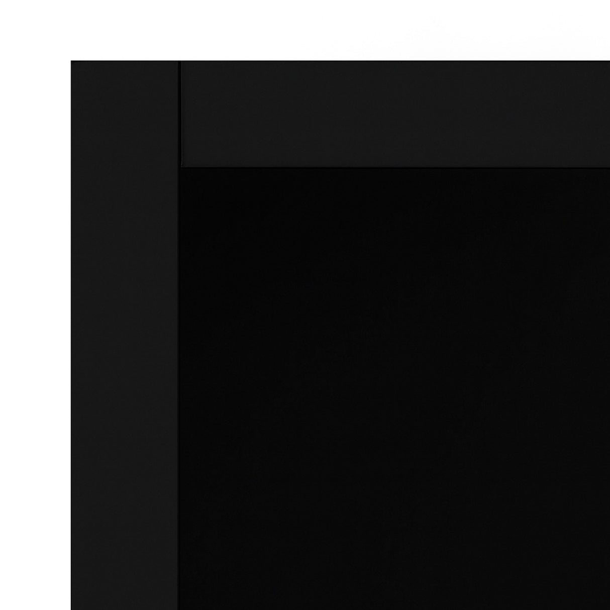 Comptoir de Vente Vitrine de Coin - Noir LM60