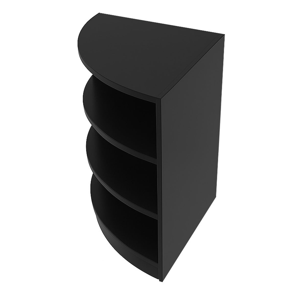 Comptoir de Vente Vitrine de Coin - Noir LM60
