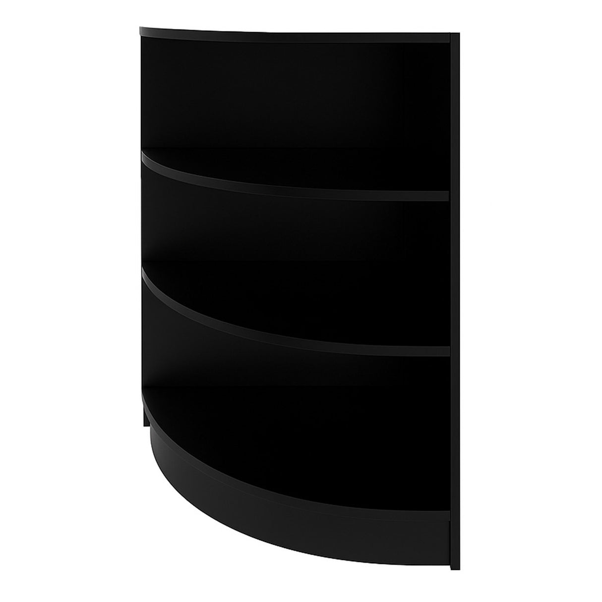 Comptoir de Vente Vitrine de Coin - Noir LM60