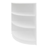 Comptoir de Vente Vitrine de Coin - Blanc LM60