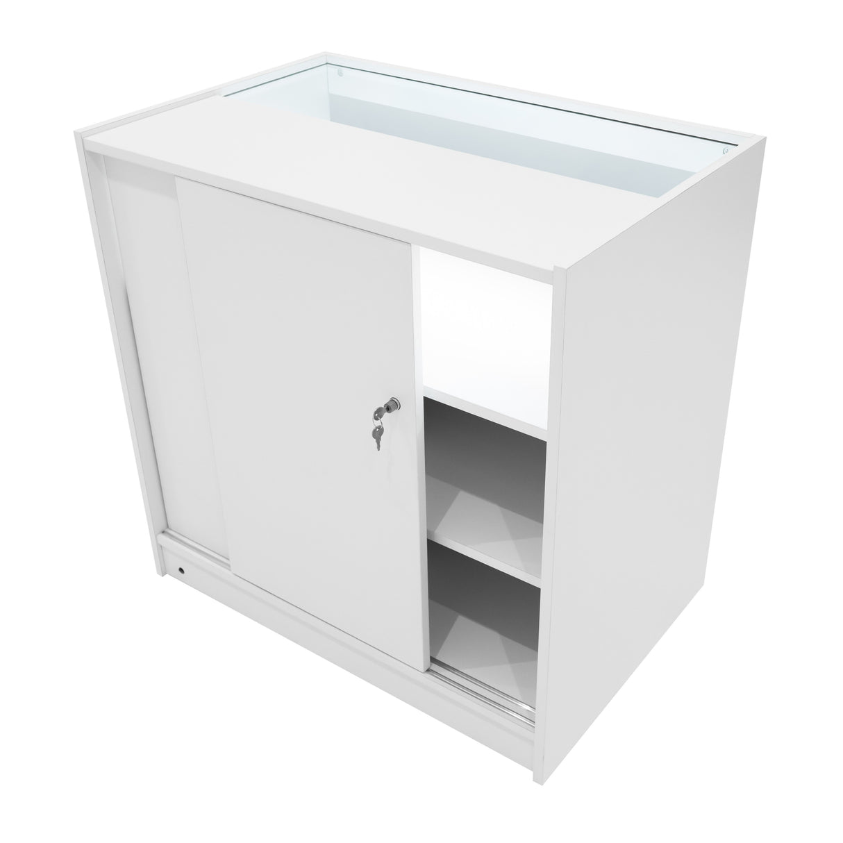 Comptoir de Vente à LED - Blanc B900