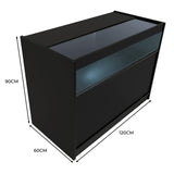 Comptoir de Vente à LED - Noir B1200