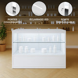 Comptoir de Vente à LED - Blanc C1200