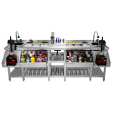 Station Double Jumelle pour Bar à Cocktails