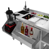 Station Double Jumelle pour Bar à Cocktails