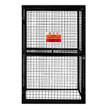 Cage de Rangement Pour 6 Bouteilles de Gaz - Noir