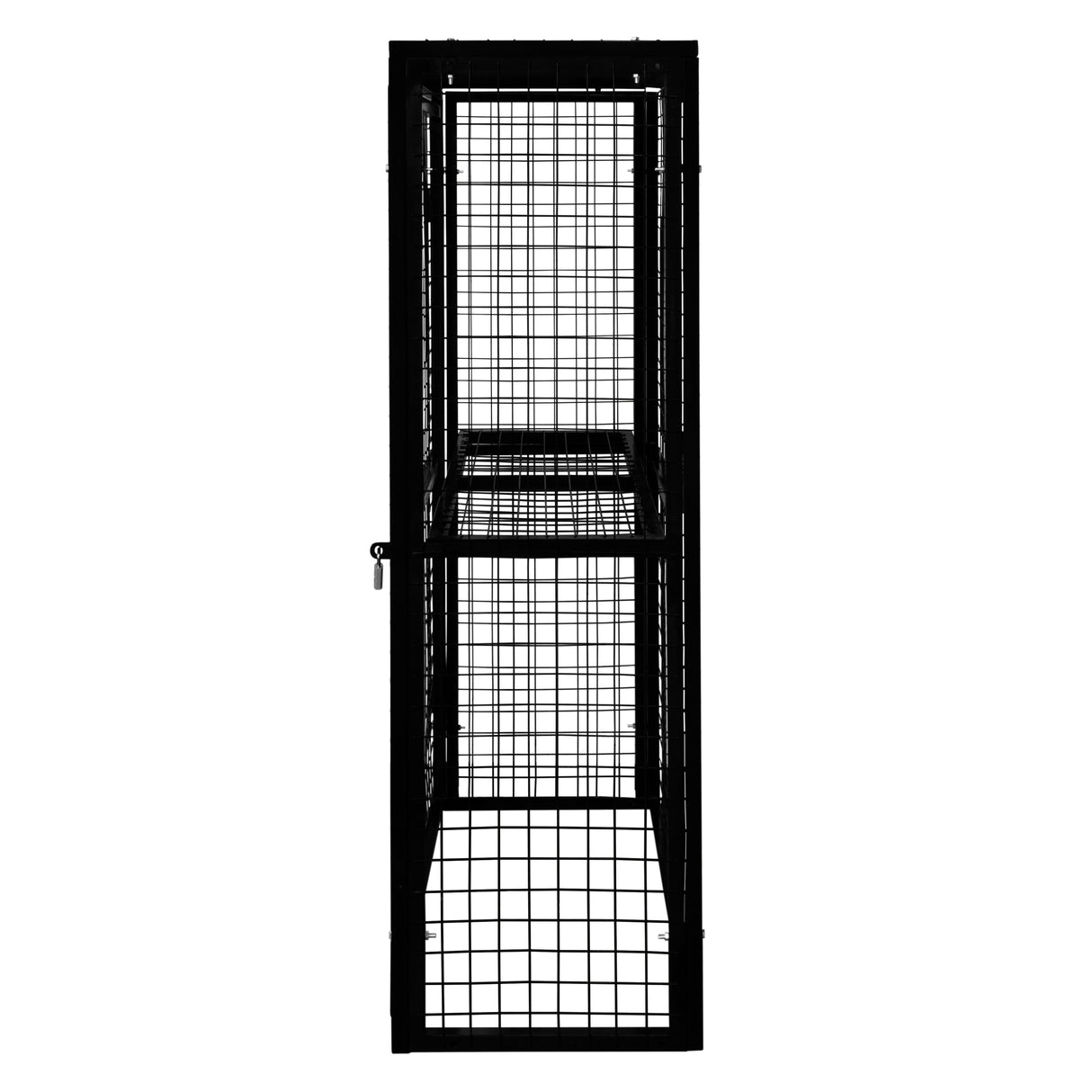 Cage de Rangement Pour 6 Bouteilles de Gaz - Noir
