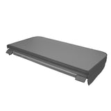 Housse de spa Jardi en gris, dimensions 220 cm x 220 cm, texture lisse et résistante, conçue pour protéger votre spa des intempéries