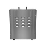 Shaker à bubble tea automatique en acier inoxydable, finition lisse, avec des fentes d'aération pour une utilisation efficace
