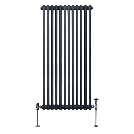 Radiateur Traditionnel à Double Colonne – 1500 x 562 mm – Gris Anthracite