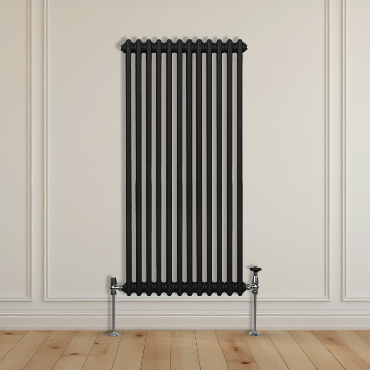 Radiateur Traditionnel à Double Colonne – 1500 x 562 mm – Noir