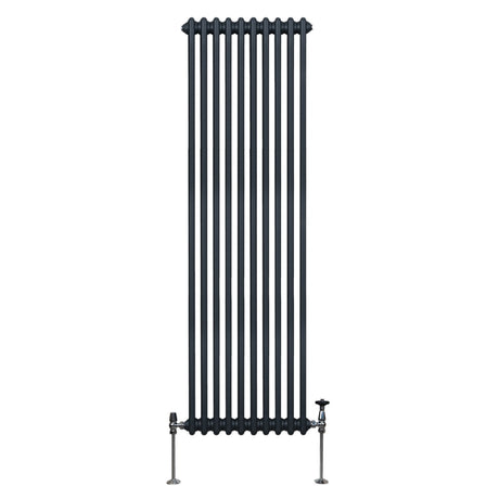 Radiateur Traditionnel à Double Colonne – 1800 x 472 mm – Gris Anthracite