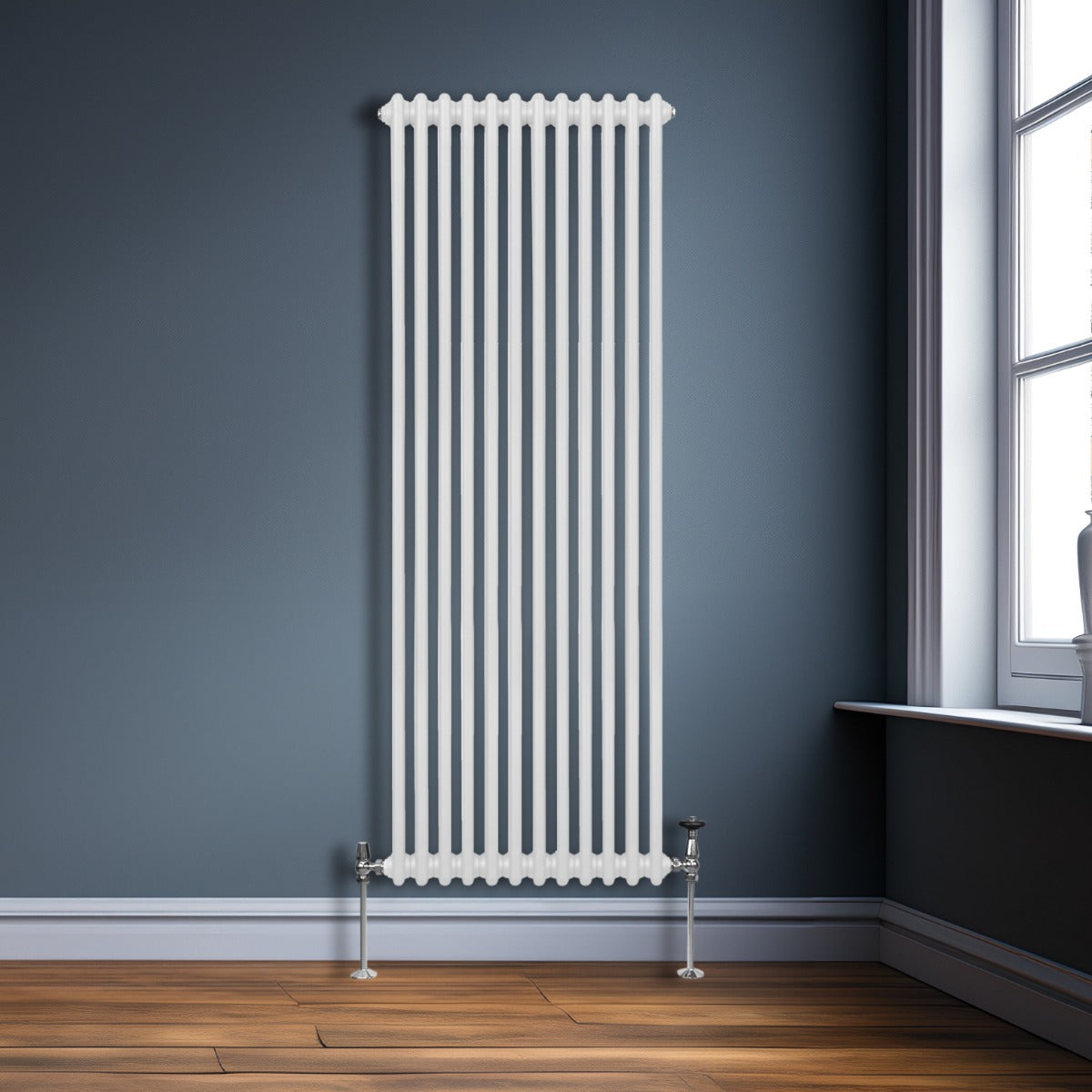 Radiateur Traditionnel à Double Colonne – 1800 x 562 mm – Blanc